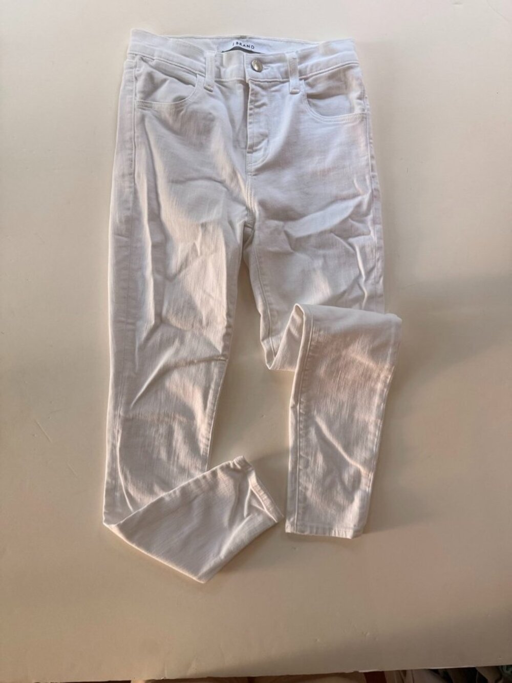 J Brand White Skinny Jeans